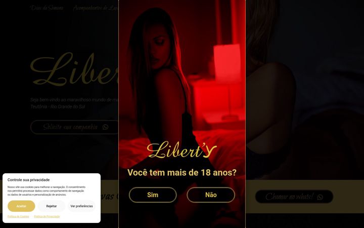 Screenshot stránky boateliberty.com.br