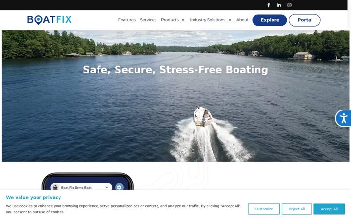 Screenshot of boatfix.com