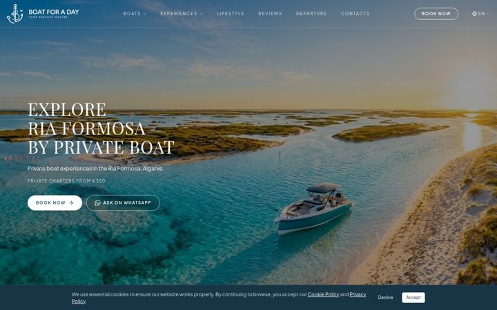 Screenshot of boatforaday.com