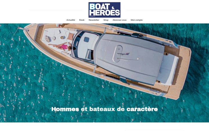 Screenshot of boatheroesmag.fr