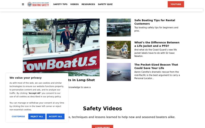 Ekrānuzņēmums no boatingsafetymag.com