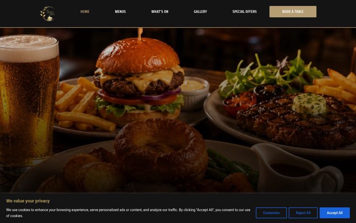 Screenshot of boatinnpenkridge.com