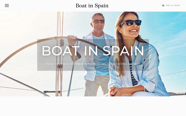 Ekraanipilt saidist boatinspain.com