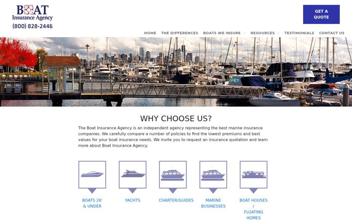 Screenshot of boatinsurance.net