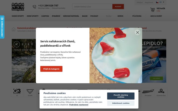 Screenshot of boatpark.cz