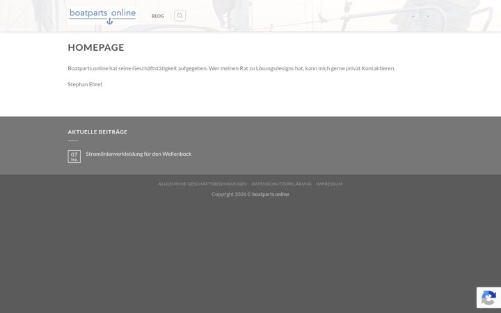 Screenshot of boatparts.online
