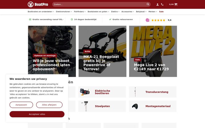 Screenshot of boatpro.nl