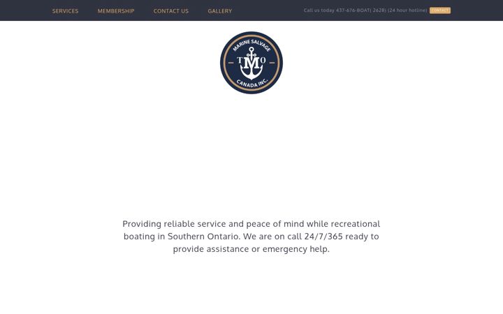 Capture d'écran de boatrescuecanada.ca