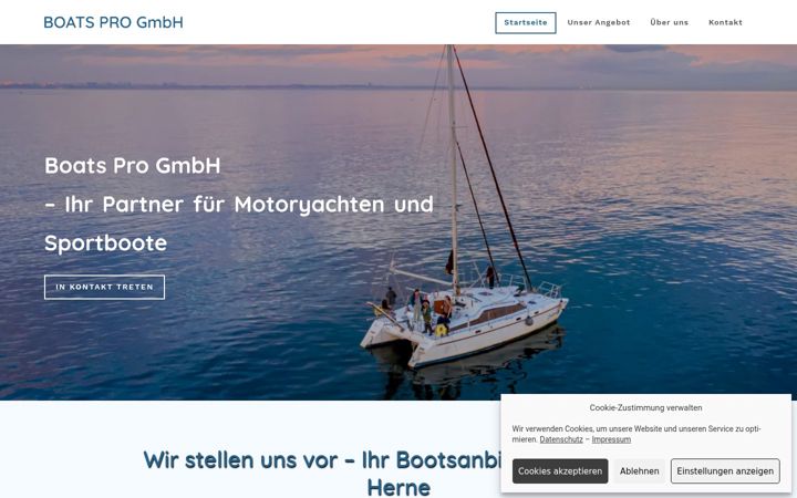 Screenshot of boats-pro.de
