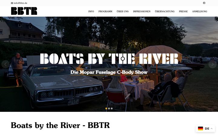 Screenshot of boatsbytheriver.de