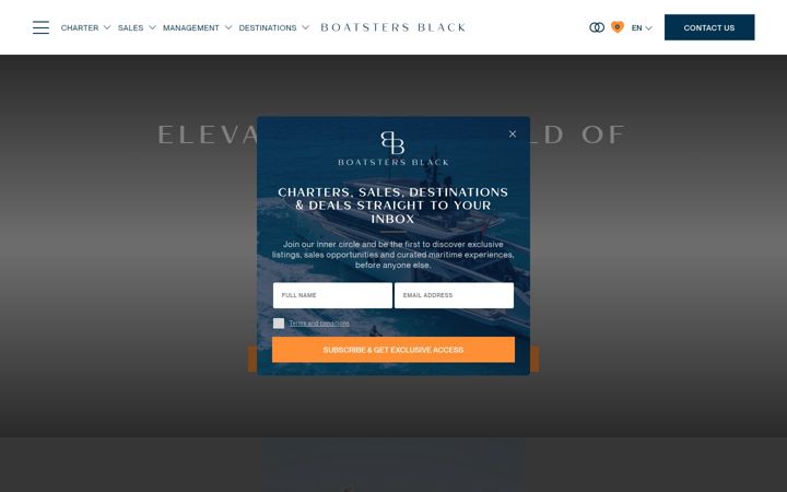 Screenshot of boatstersblack.com