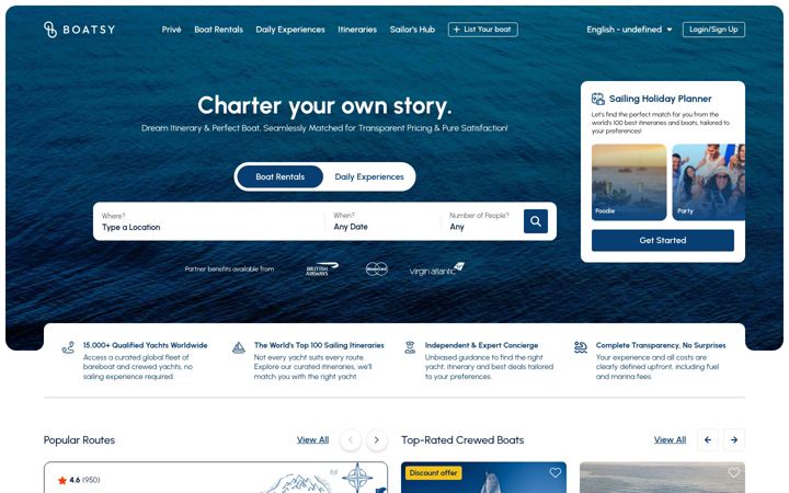 Screenshot stránky boatsy.com