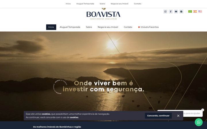 Screenshot του boavistabombinhas.com.br