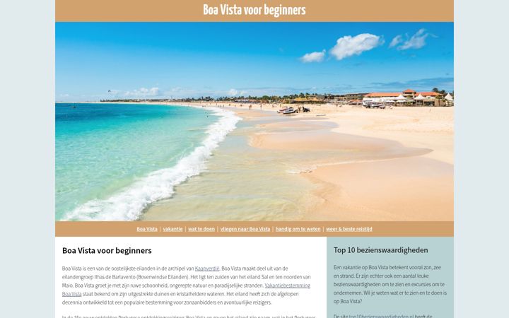 Screenshot of boavistavoorbeginners.nl