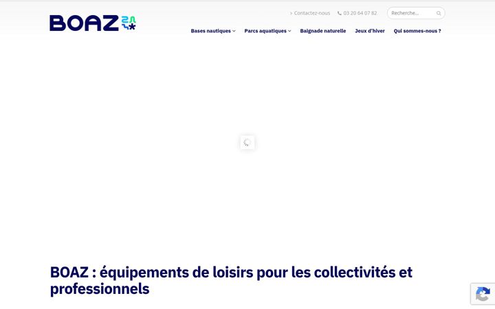Ekraanipilt saidist boaz-concept.fr