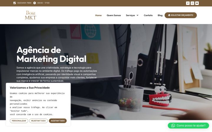 Screenshot του boazmkt.com