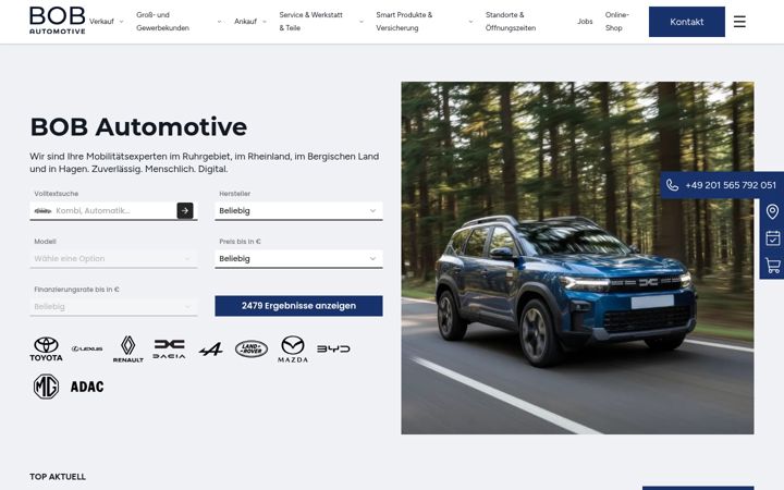 Screenshot of bob-automobile.de