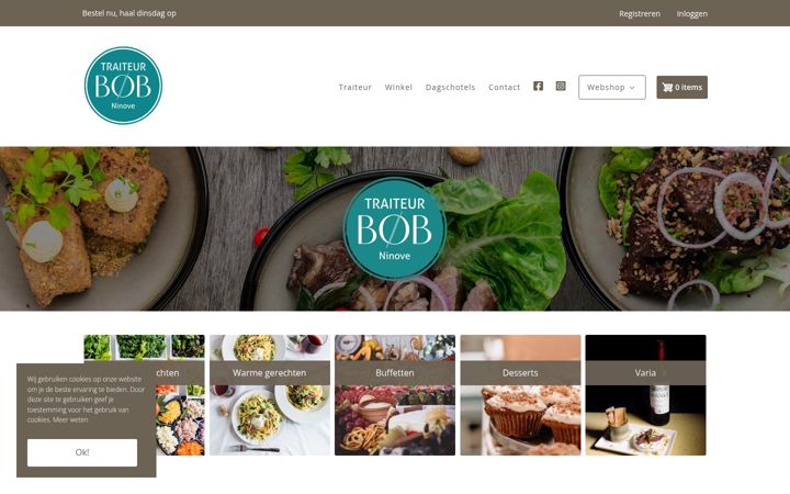 Screenshot of bob-lunchbar.be