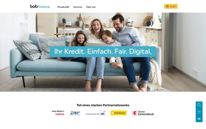Screenshot of bob.ch