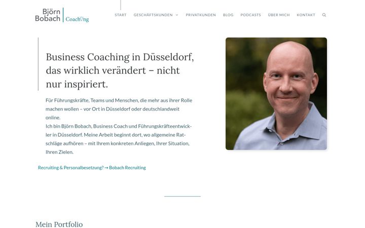 Screenshot of bobach-coaching.de