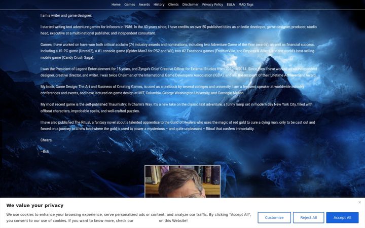 Screenshot of bobbatesllc.com