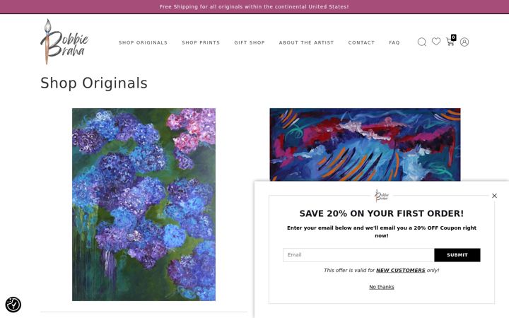 Screenshot of bobbiebrahaart.com