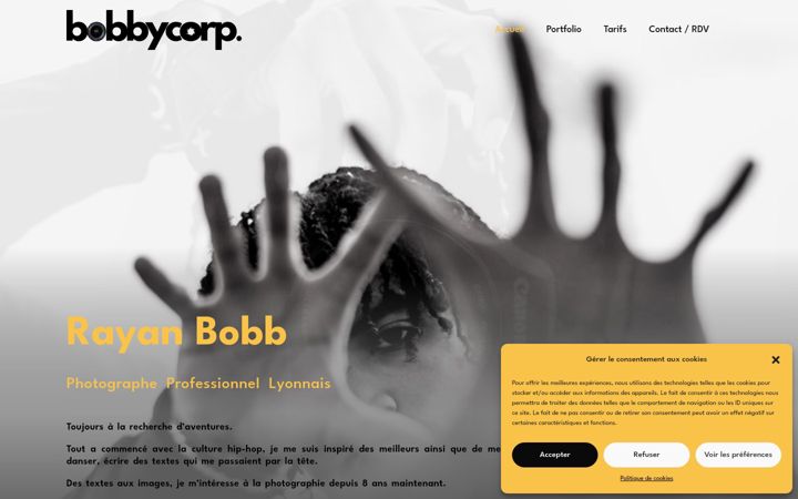 Screenshot of bobbycorp.com