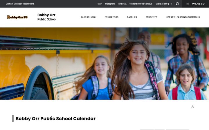 Posnetek zaslona bobbyorr-calendar.ddsb.ca