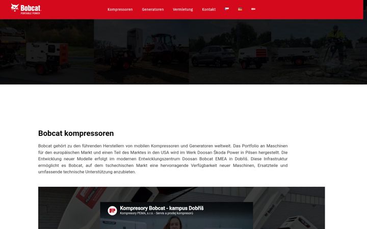 Screenshot von bobcatkompressoren.de