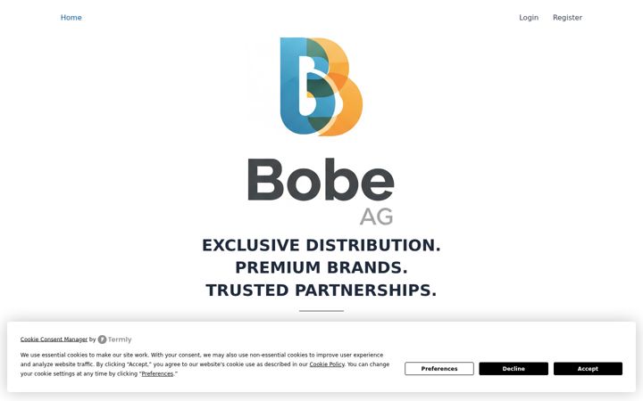 Screenshot of bobe.ch