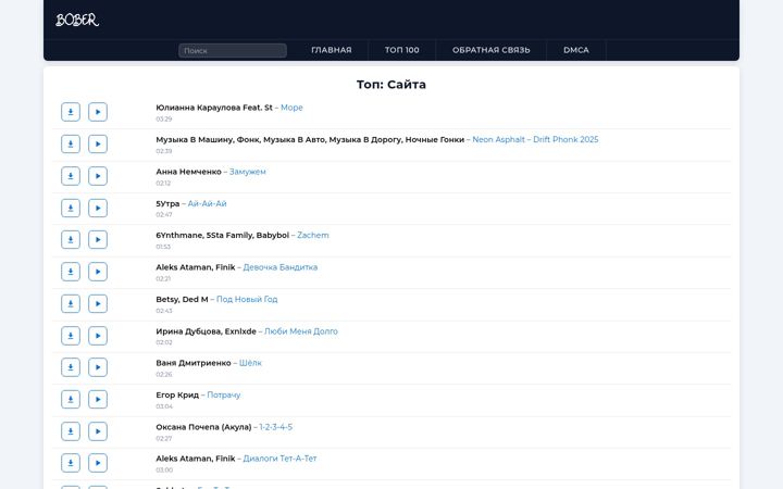 Screenshot of bober.icu