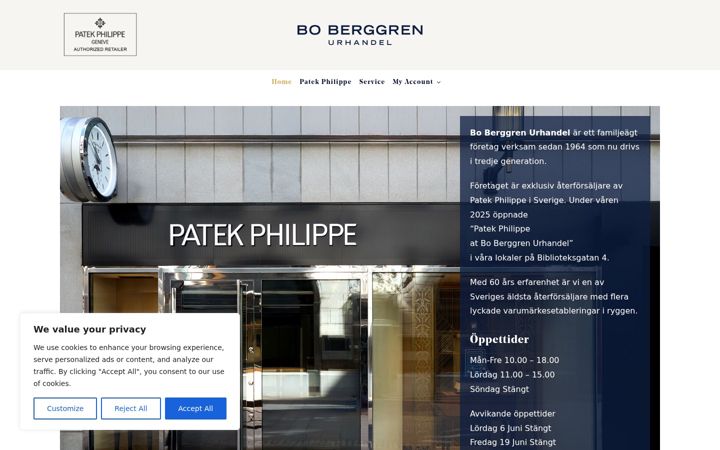Screenshot von boberggrenur.com