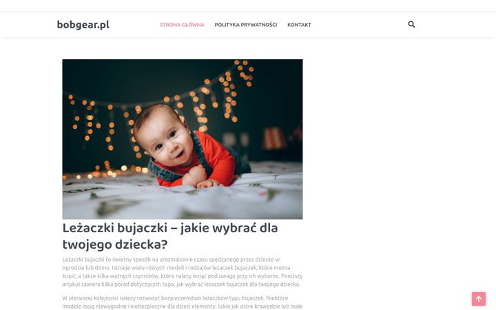 Screenshot of bobgear.pl