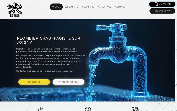 Screenshot of bobi89.fr