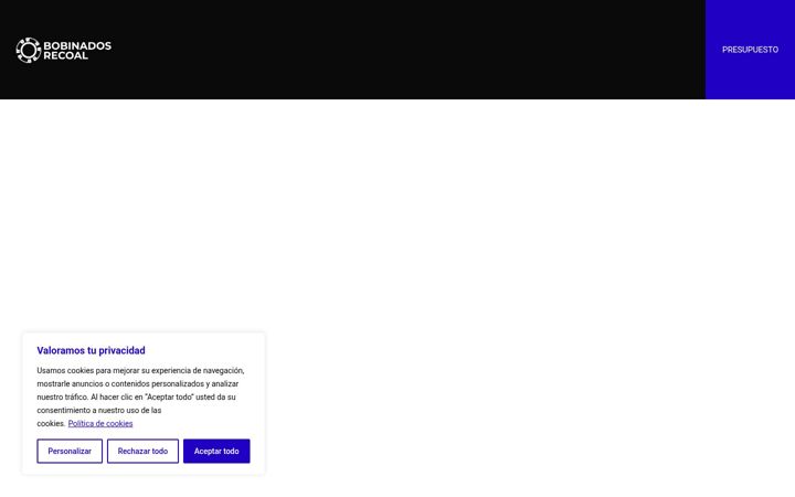 Screenshot of bobinadosrecoal.es