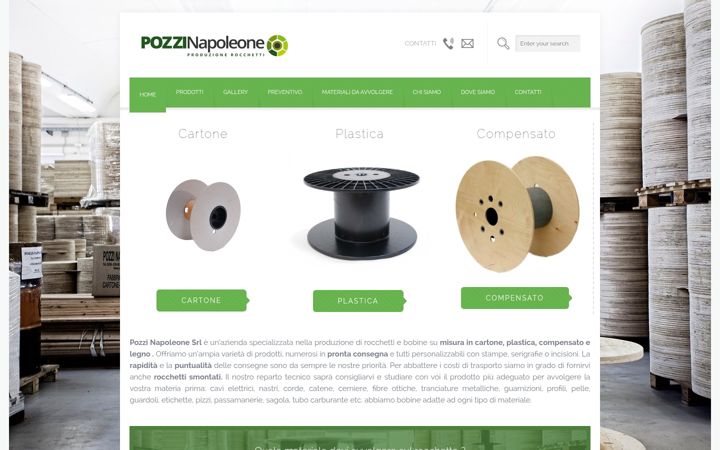 Screenshot of bobine-rocchetti.com
