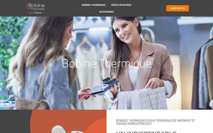 Screenshot of bobine-thermique.fr