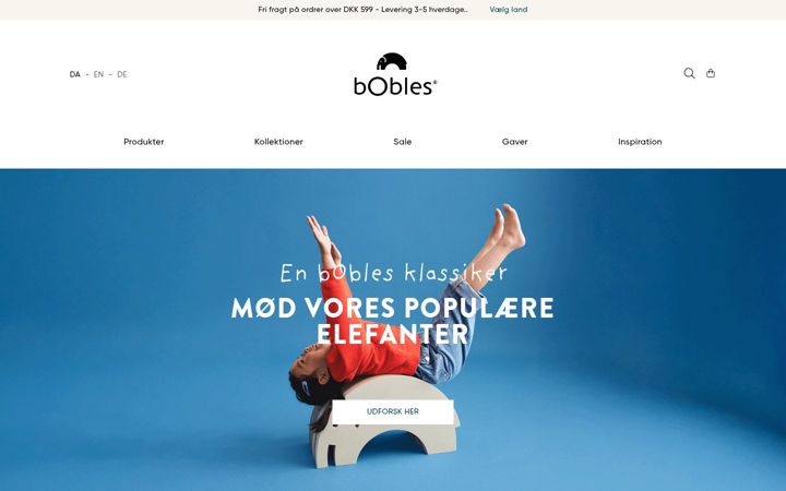 Screenshot of bobles.dk