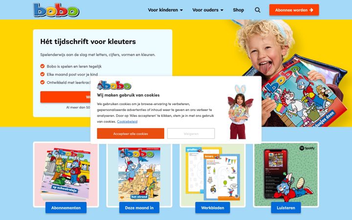 Screenshot of bobo.nl