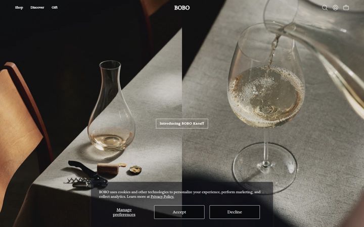 Screenshot of bobo.store