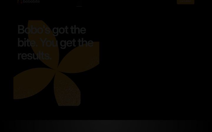 Screenshot of bobobite.com
