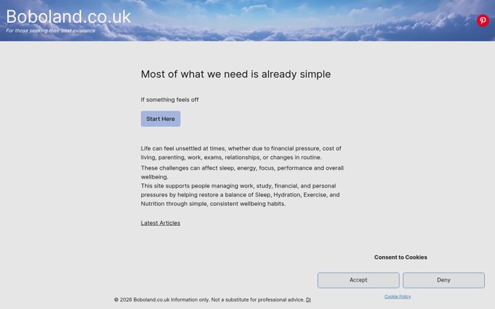 Screenshot of boboland.co.uk