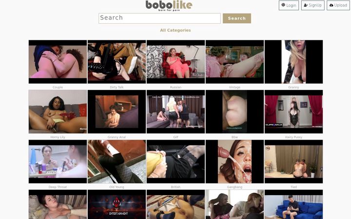 Capture d'écran de bobolike.com