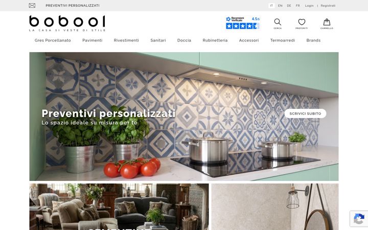 Screenshot of bobool.it