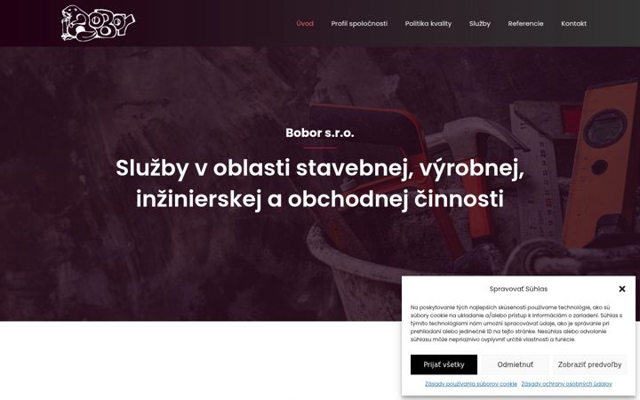 Screenshot of boborke.sk