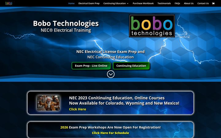Screenshot of bobotechnologies.com