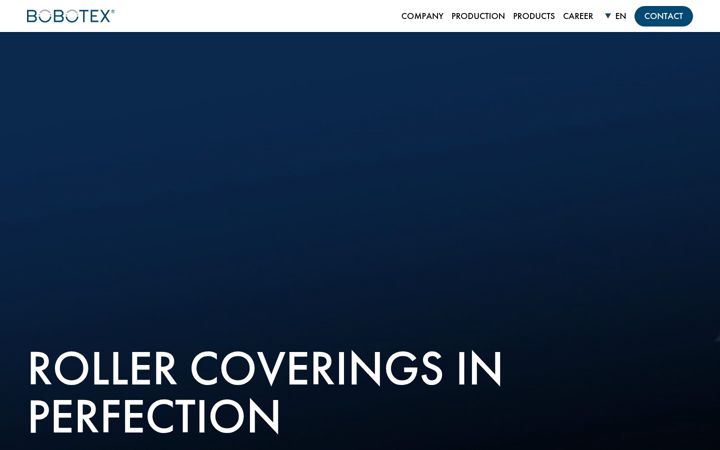 Screenshot of bobotex.de
