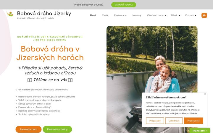 Screenshot of bobovadrahajizerky.cz