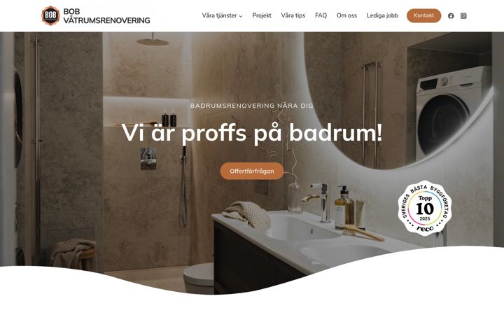 Screenshot of bobpartner.se