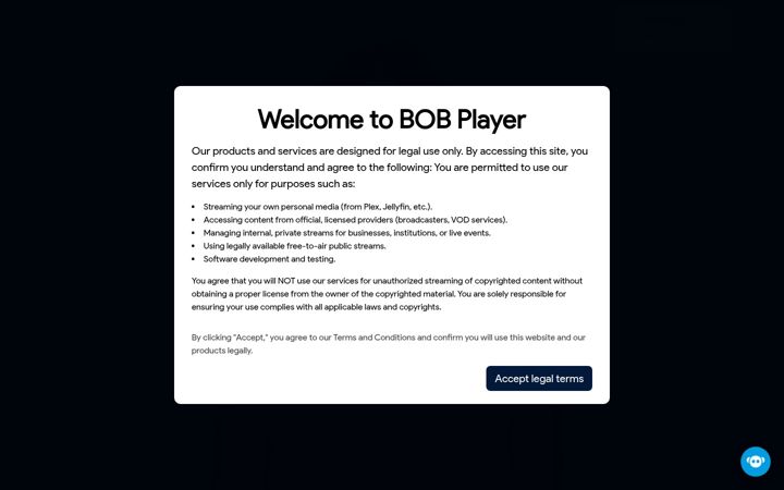 Screenshot of bobplayers.com